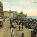 Another-hand-coloured-picture-of-a-tram-at-White-Rock-in-1907.